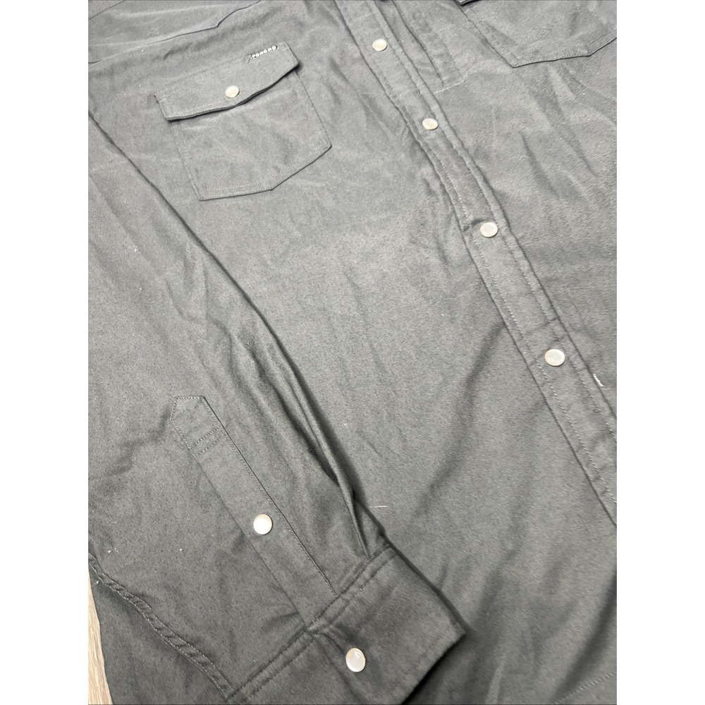 Poncho Shirt Mens XXL Piedras Negras Pearl Snap Western Regular Fit Performance - Picture 9 of 12